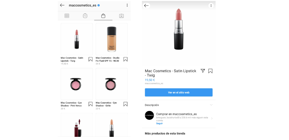 Etiquetar Productos Instagram Shopping
